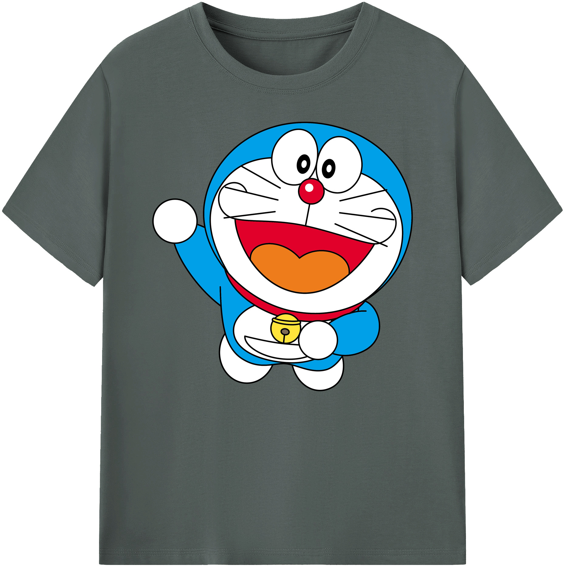 （画像用） ドラえもん Doraemon 綿100％ メンズ半袖Tシャツ｜肌触りやわらか＆通気性